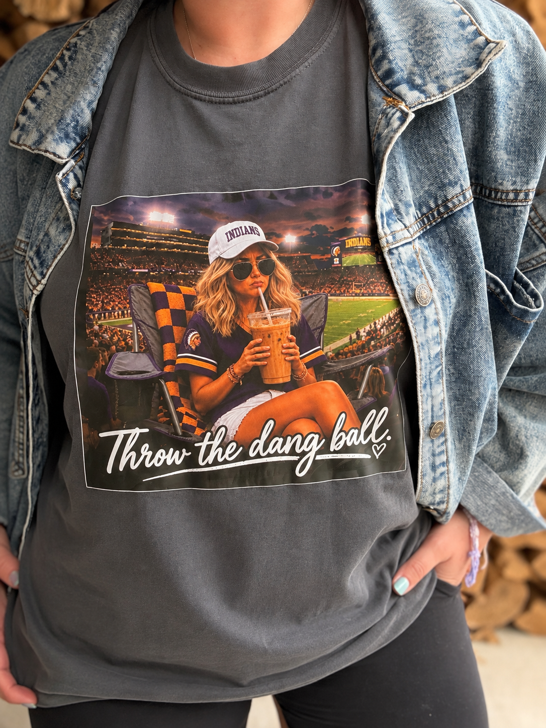 Throw the dang ball tee